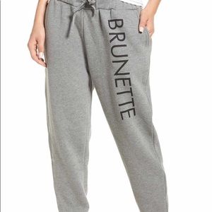 Black “Brunette the label” sweatpants